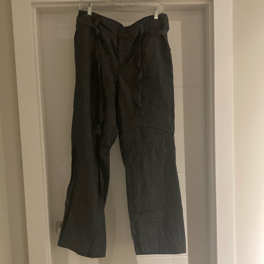 Blue Linen Pants